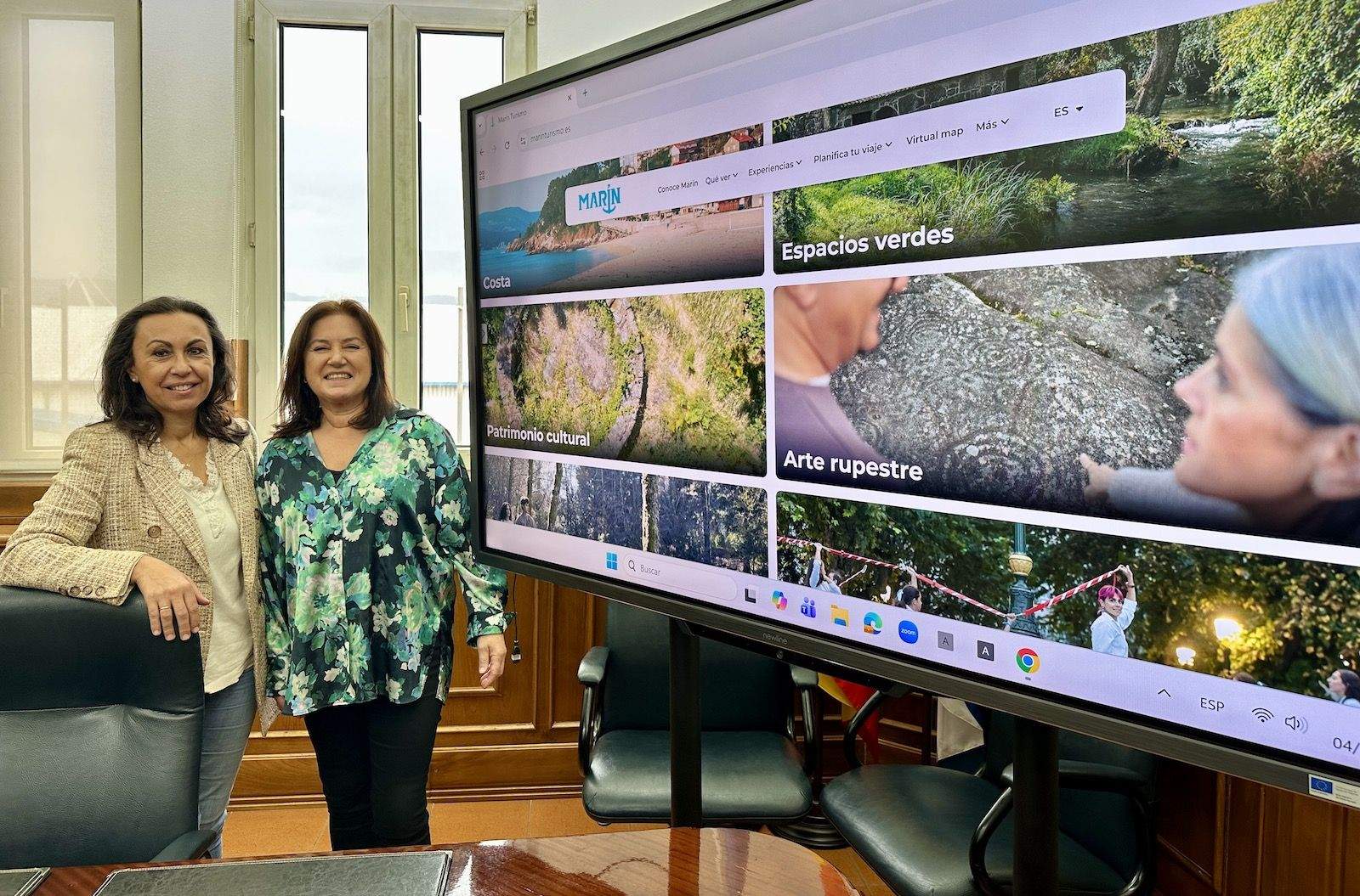Presentación da nova web turística de Marín