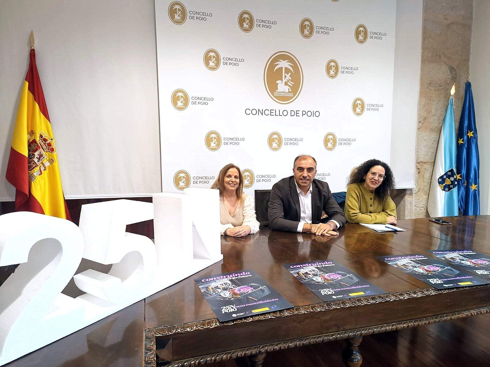 Presentación de la campaña del 25N en Poio