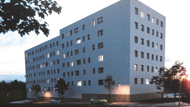 Infografía do edificio que vai construir a Xunta