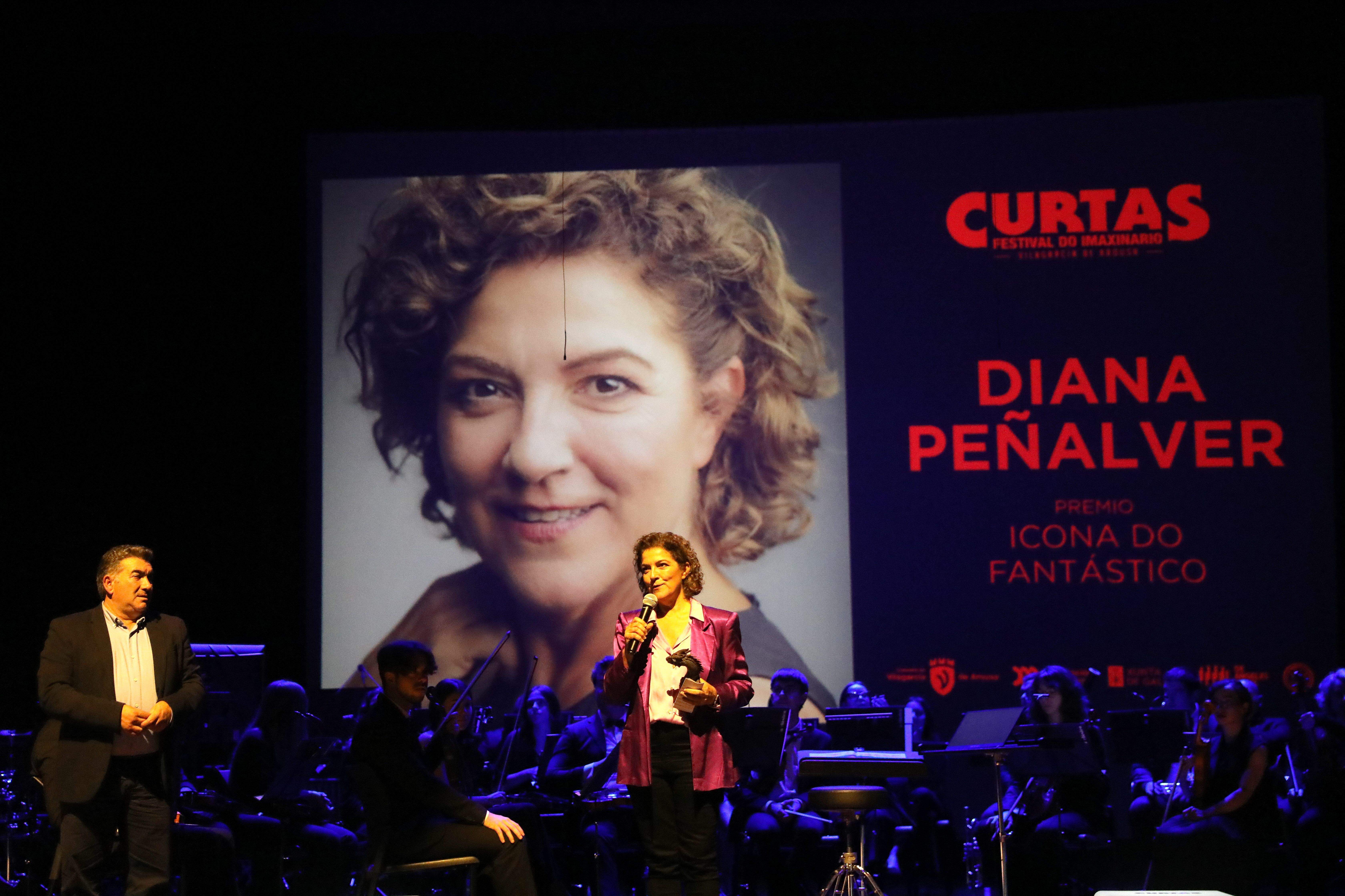 La actriz Diana Peñalver en el Curtas