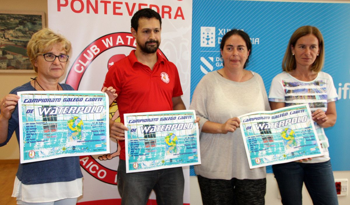 Presentación del Campeonato Gallego Cadete de Waterpolo en el CGTD