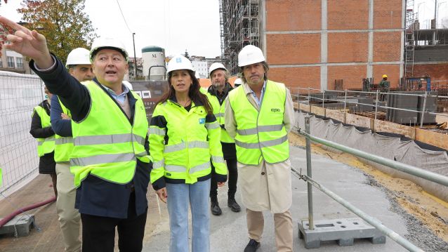 Martínez Allegue visita as obras das cooperativas de vivendas en Tafisa Martínez Allegue visita as obras das cooperativas de vivendas en Tafisa