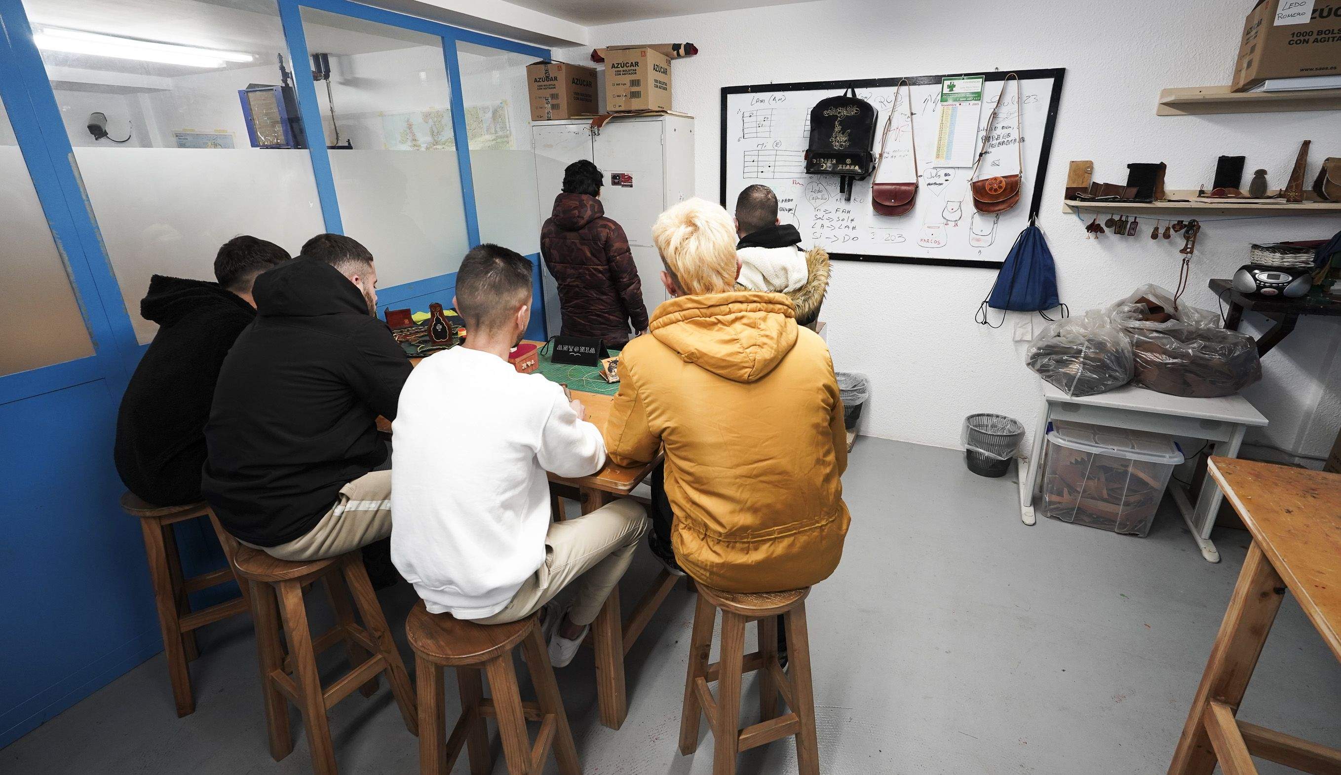 Programa Nelson Mandela en el módulo 13 del centro penitenciario de A Lama