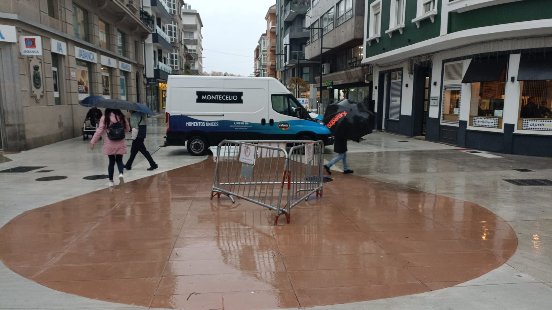 Zona de Vilagarcía onde se rexistraron novos asolagamentos