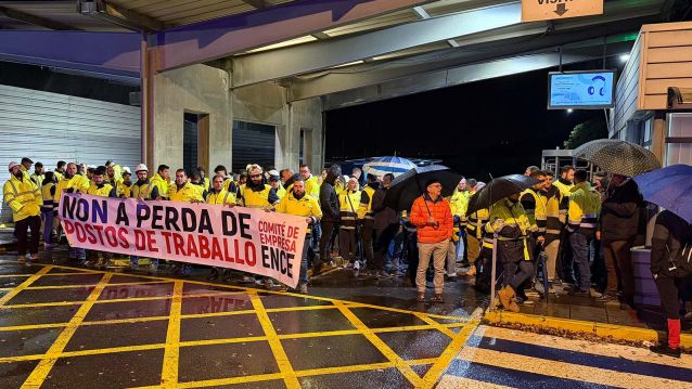 Protestas polo ERE en ENCE