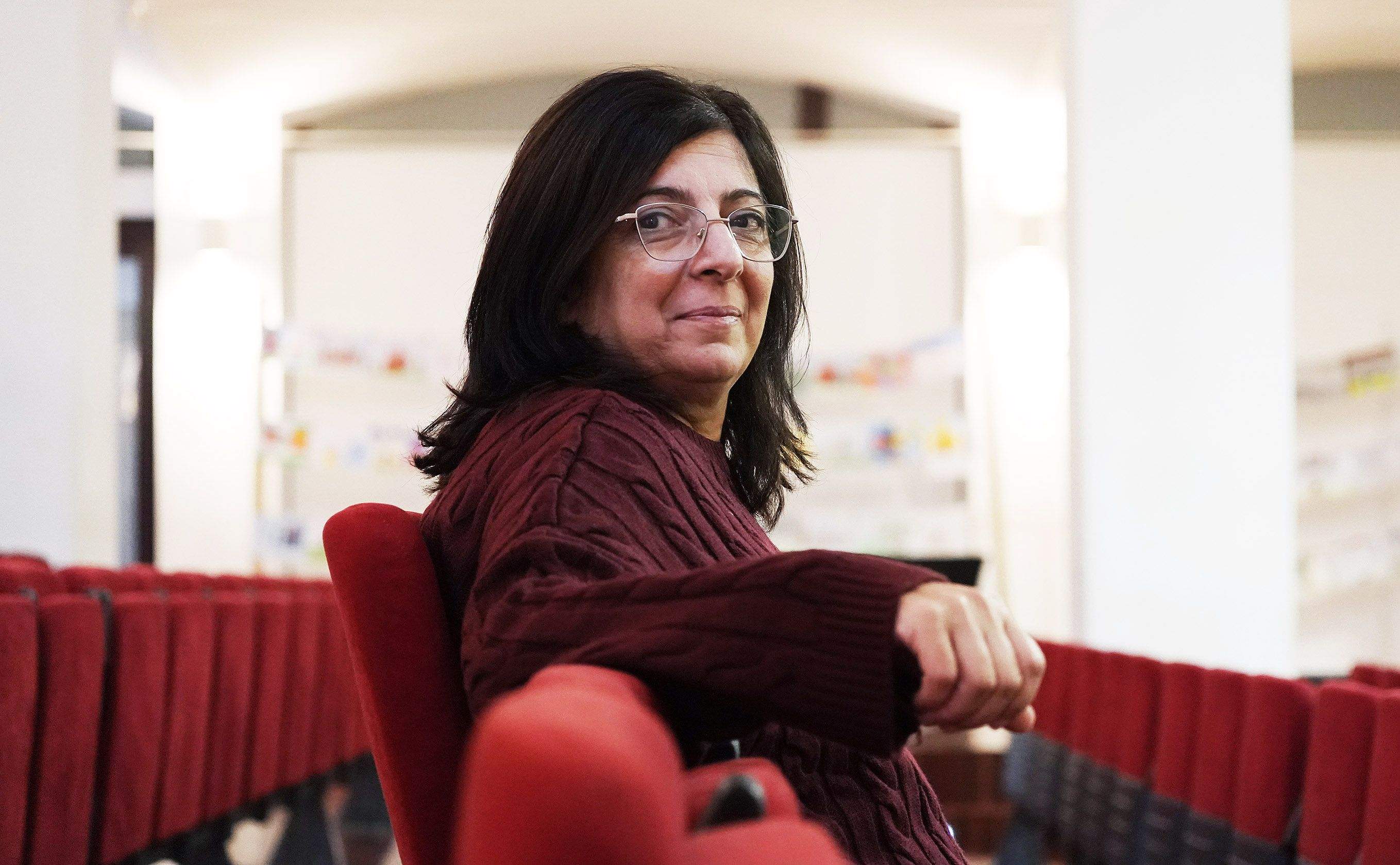 Hanan Kaoud, concelleira de Ramala (Cisxordania)
