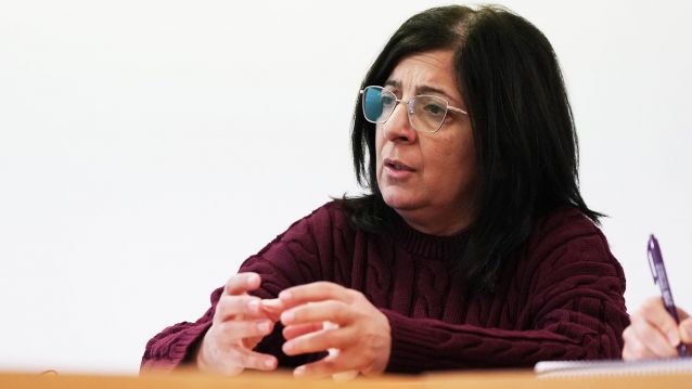 Hanan Kaoud, concelleira de Ramala (Cisxordania)