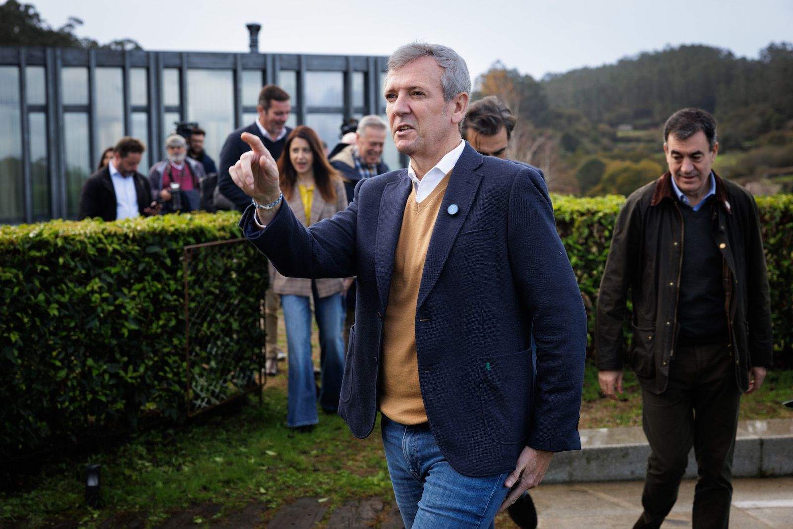 Retiro do goberno galego na pousada de Armenteira