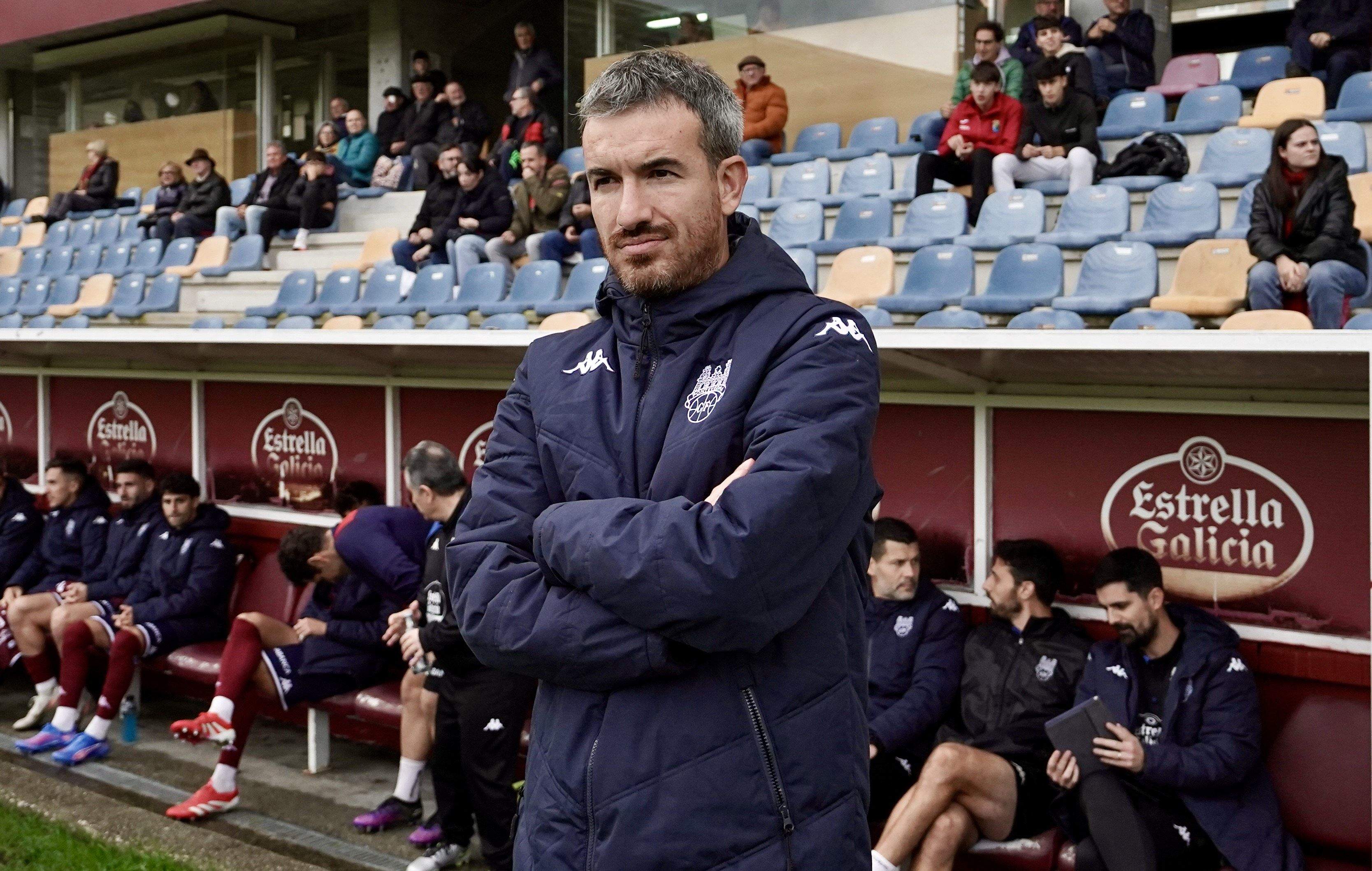 Rubén Domínguez, en el partido ante el Mérida