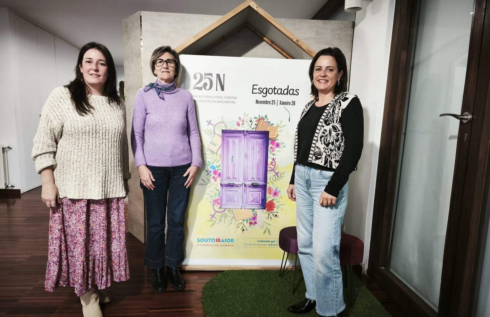 Presentación de la campaña del 25N bajo el lema 'Esgotadas'