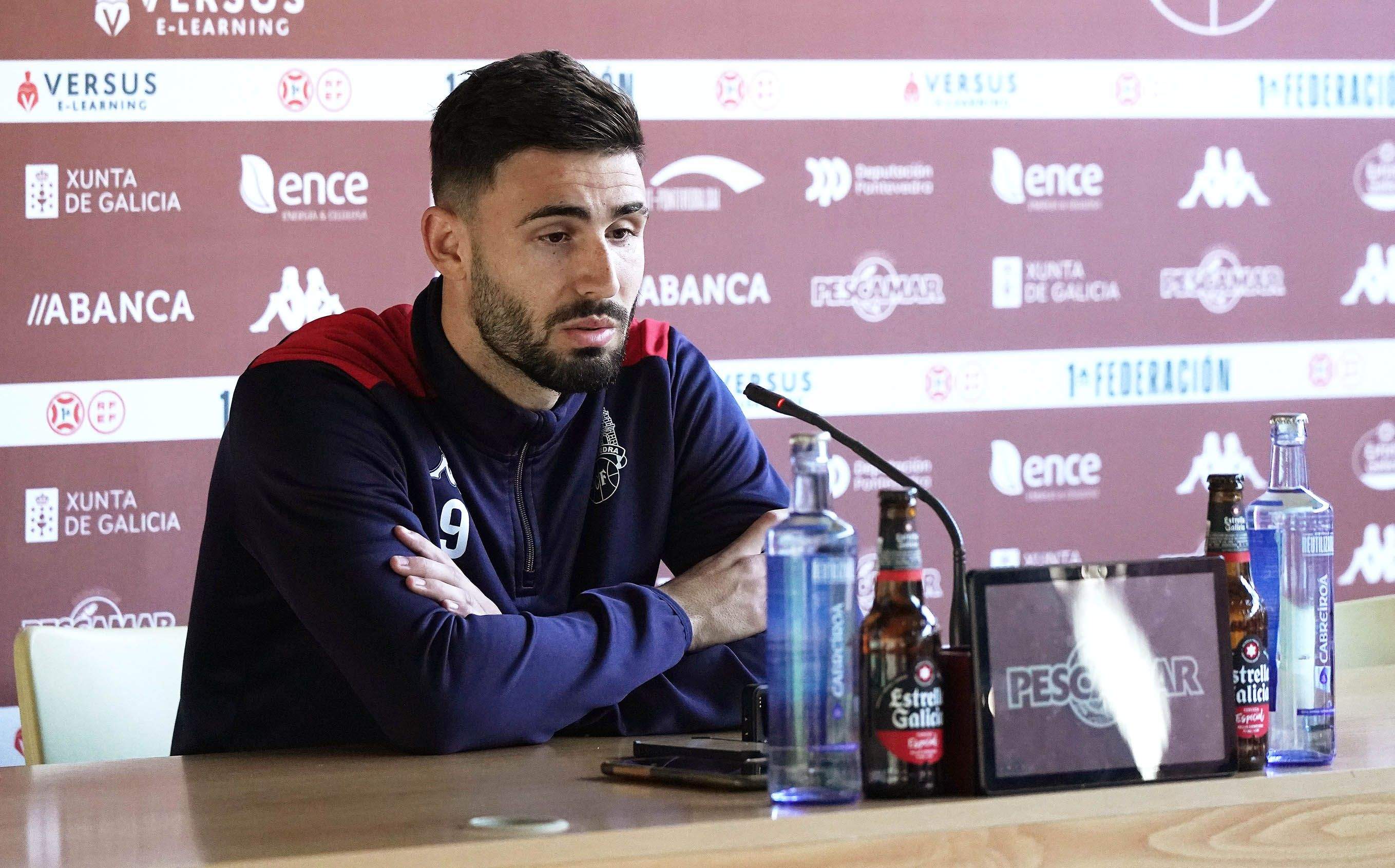 Comparecencia de Dani Selma para disculparse de lo sucedido contra el Mérida