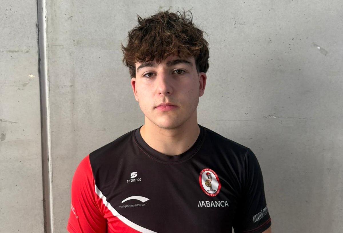 Miguel Fernández, jugador del Waterpolo Pontevedra