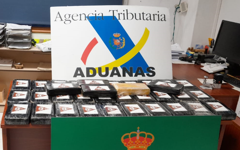 Droga intervida no porto de Marín