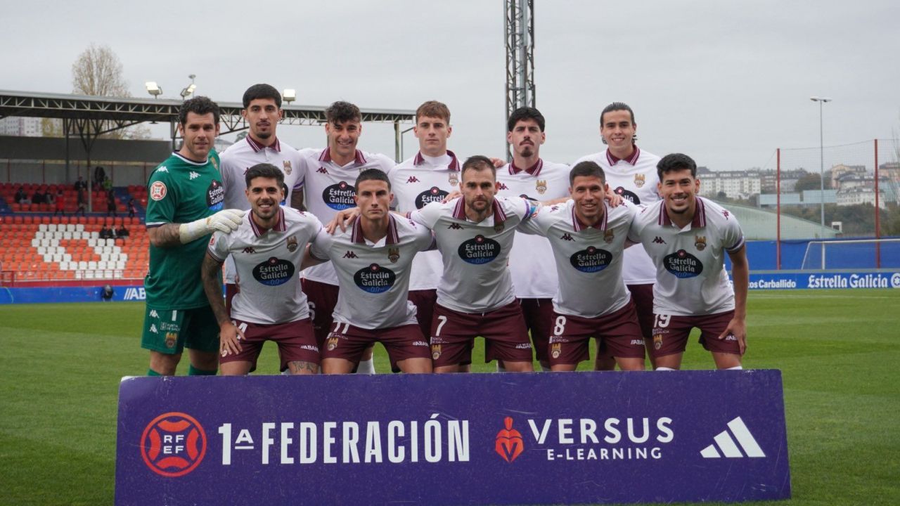 Once del Pontevedra ante el Lugo Once del Pontevedra ante el Lugo