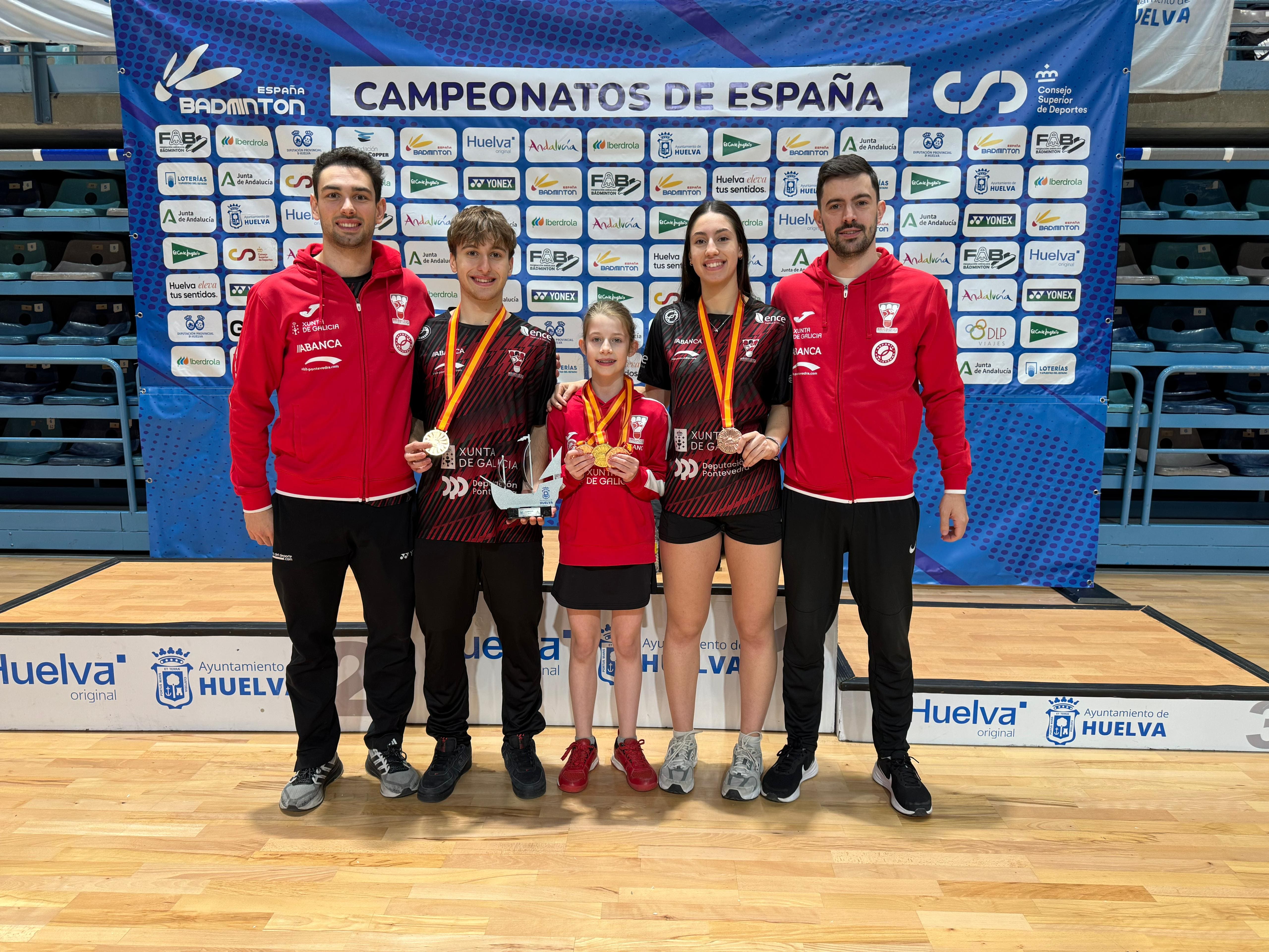 Medallistas del Ravachol en el Campeonato de España Sub19 y Sub11