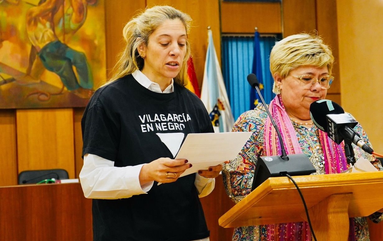 Acto institucional polo 25N en Vilagarcía