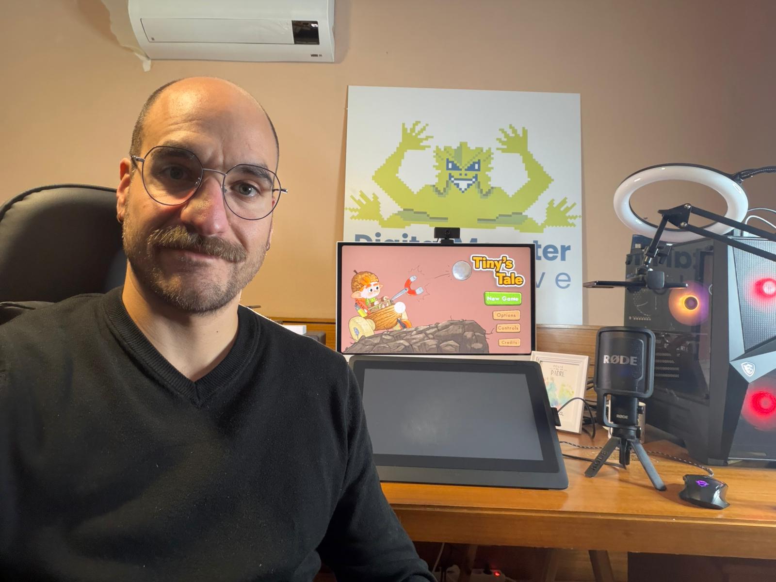 Lizartonne mostra imaxes do xogo Tiny's Tale