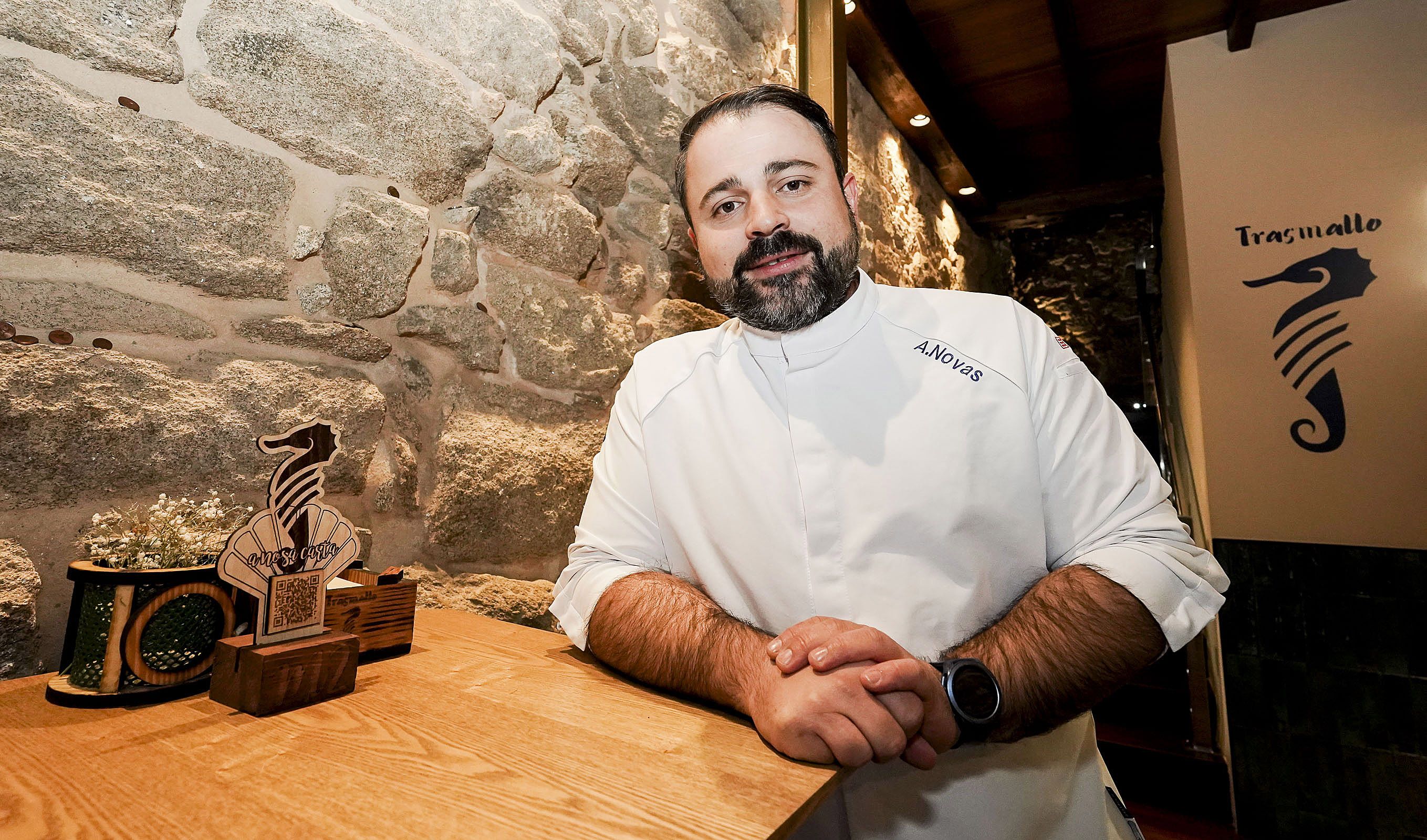 Antonio Novas, Tonivas, chef del restaurante Trasmallo