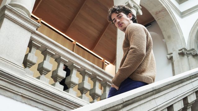 Manu Ríos, en Pontevedra con los Feroz Manu Ríos, en Pontevedra con los Feroz