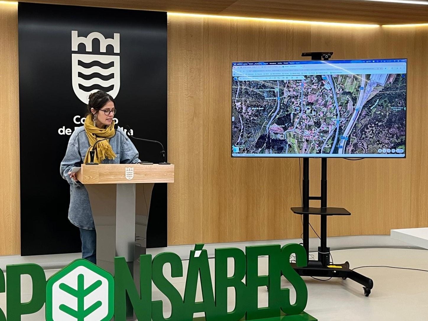 Presentación del corredor que une el parque de A Tomba y la Xunqueira da Gándara