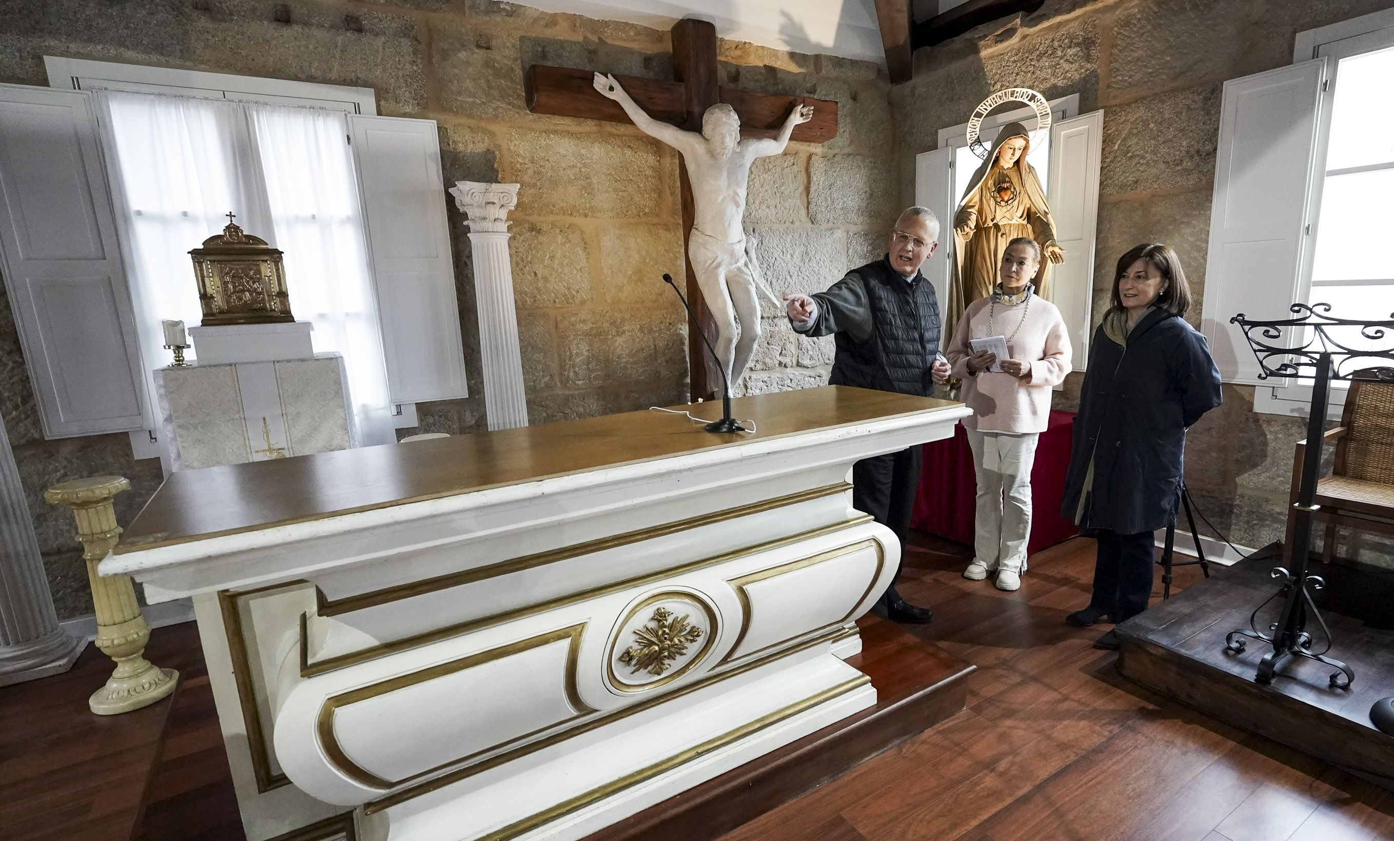 Presentación del año jubilar en la Casa del Inmaculado Corazón de María (Santuario de las Apariciones)