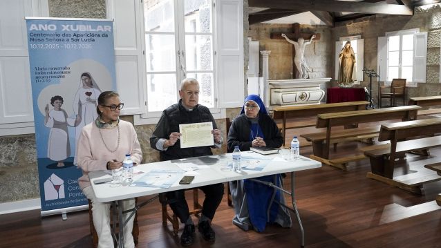 Presentación do ano xubilar na Casa do Inmaculado Corazón de María (Santuario das Aparicións) Presentación do ano xubilar na Casa do Inmaculado Corazón de María (Santuario das Aparicións)