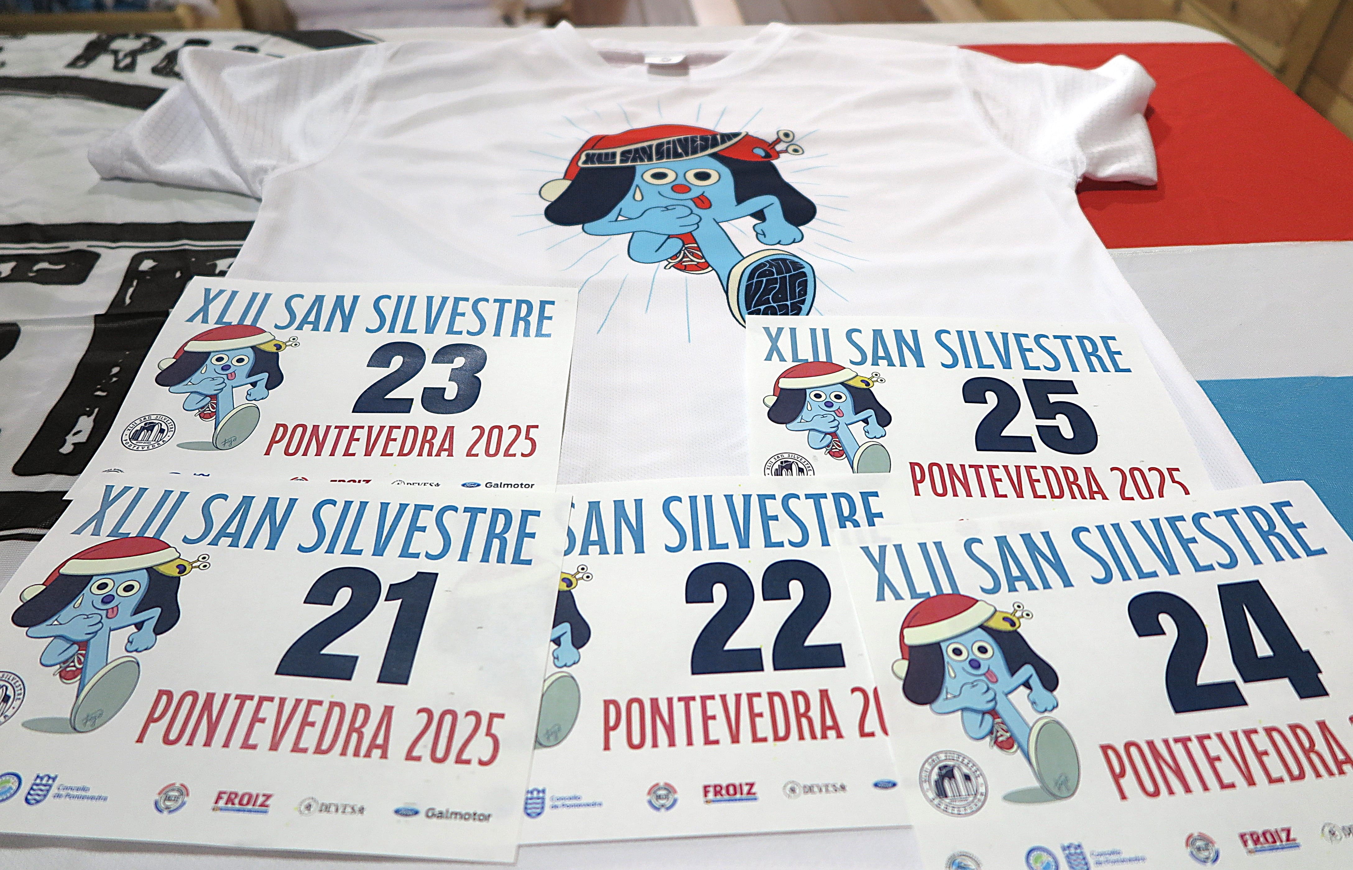 Dorsales da San Silvestre de Pontevedra 2025