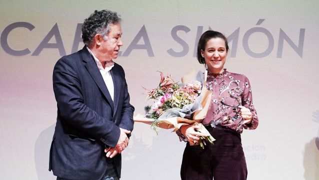 Carla Simón recibe en Pontevedra o I Premio de Cinematografía Novos Cinemas