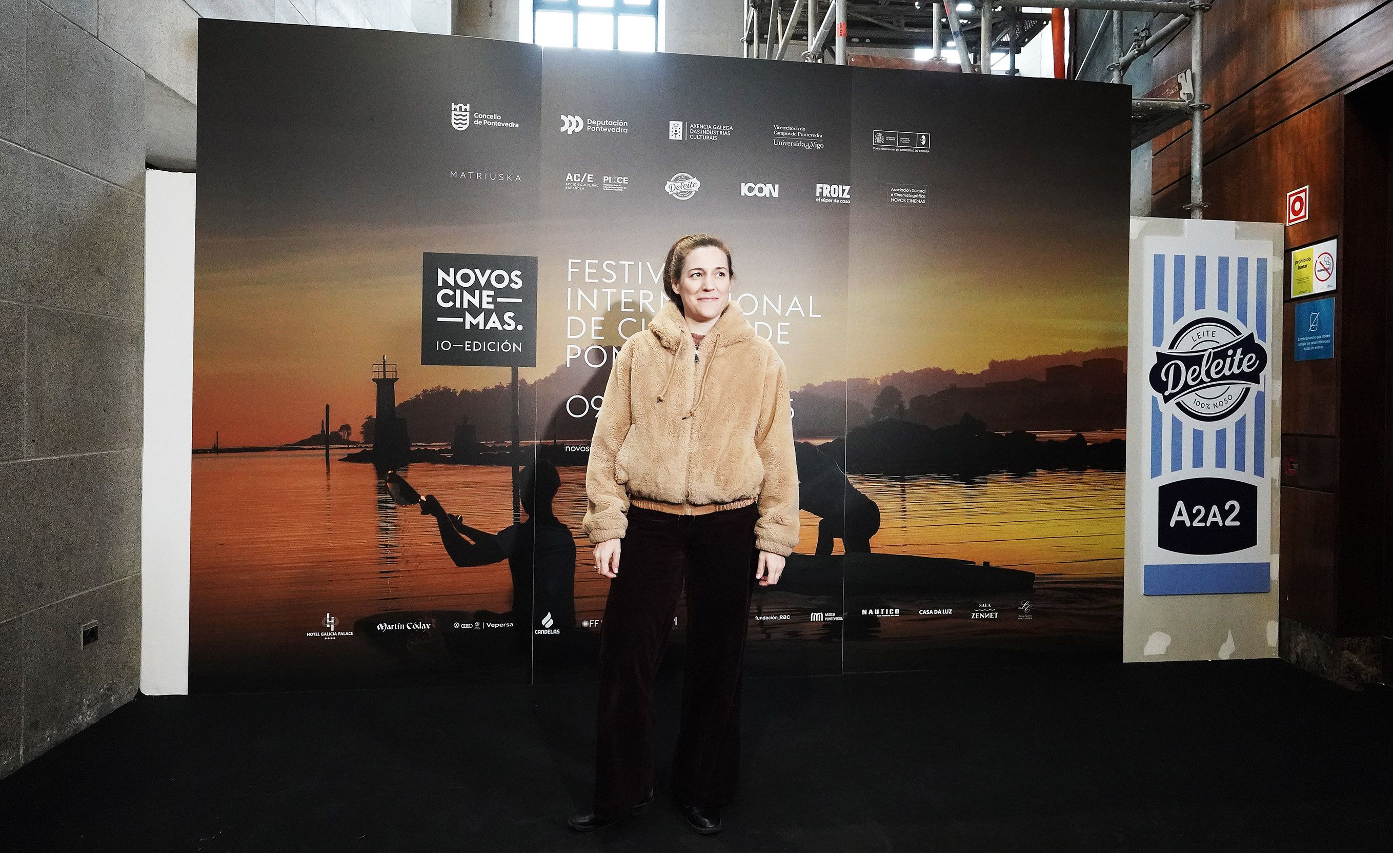 Carla Simón recibe en Pontevedra o I Premio de Cinematografía Novos Cinemas