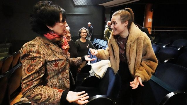 Carla Simón recibe en Pontevedra o I Premio de Cinematografía Novos Cinemas