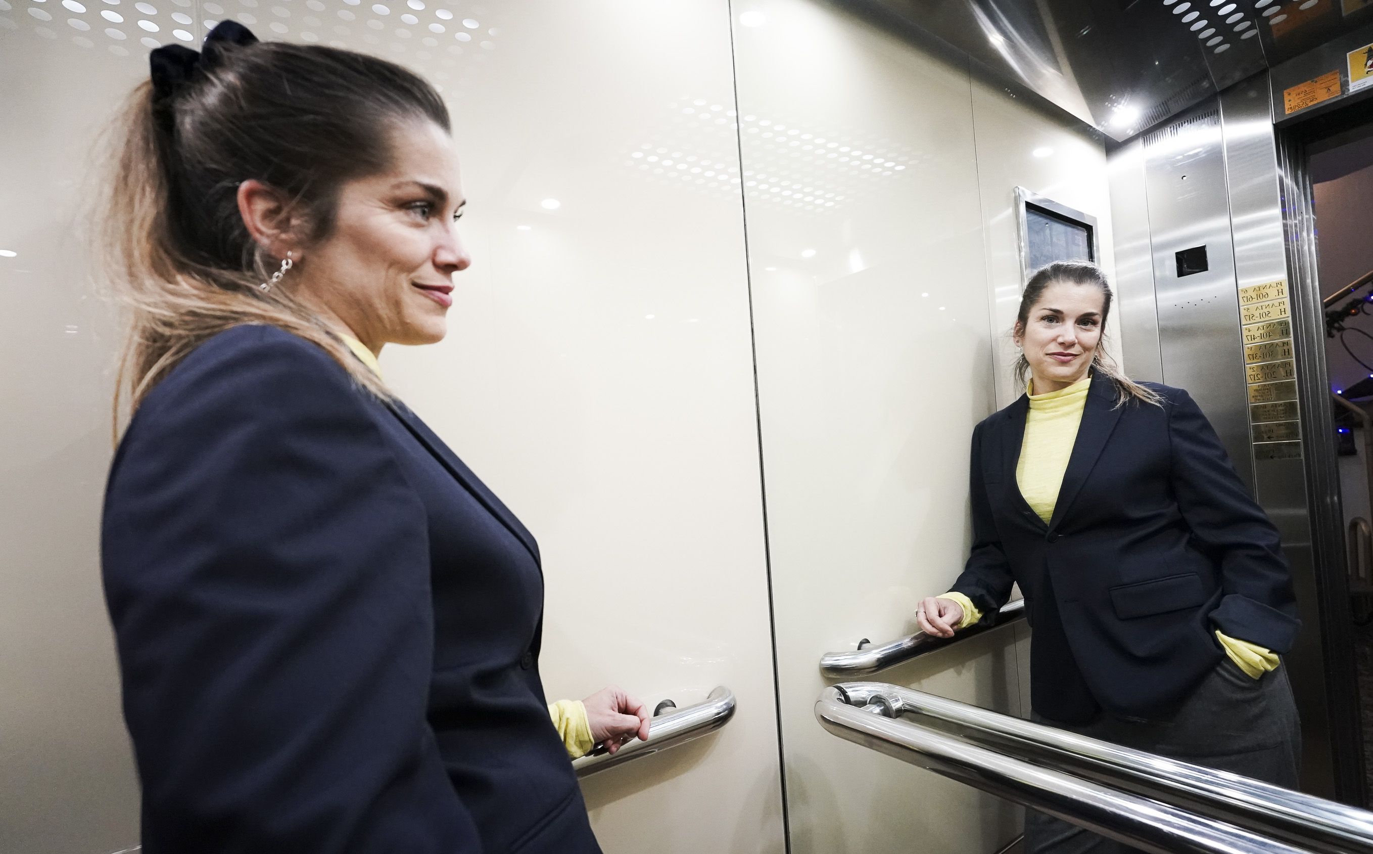 A produtora María Zamora, en Pontevedra