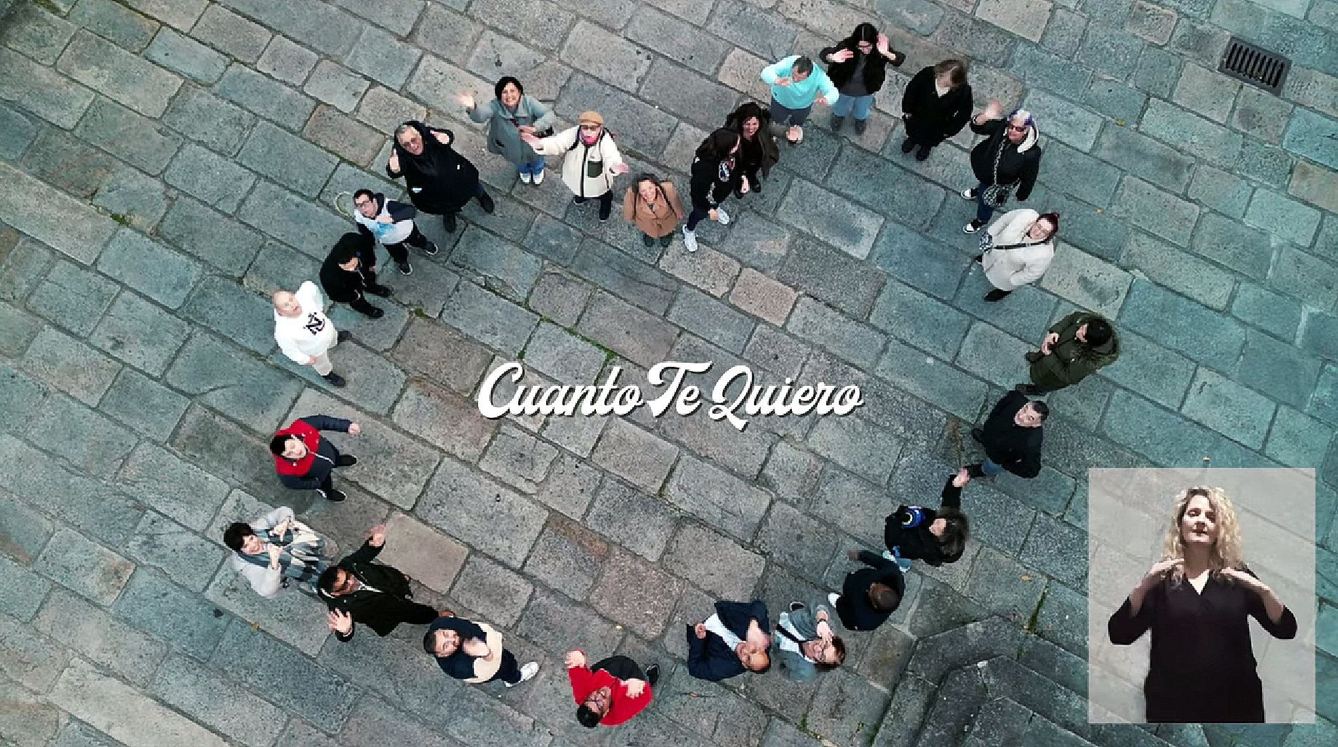 Fotograma do videoclip Cuanto te quiero