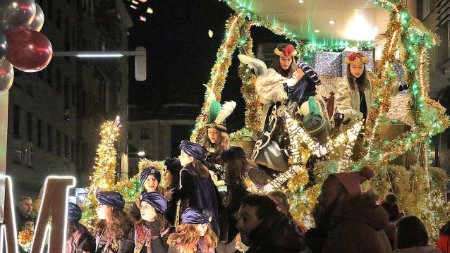 Cabalgata de Reis Magos en Vilagarcía de Arousa