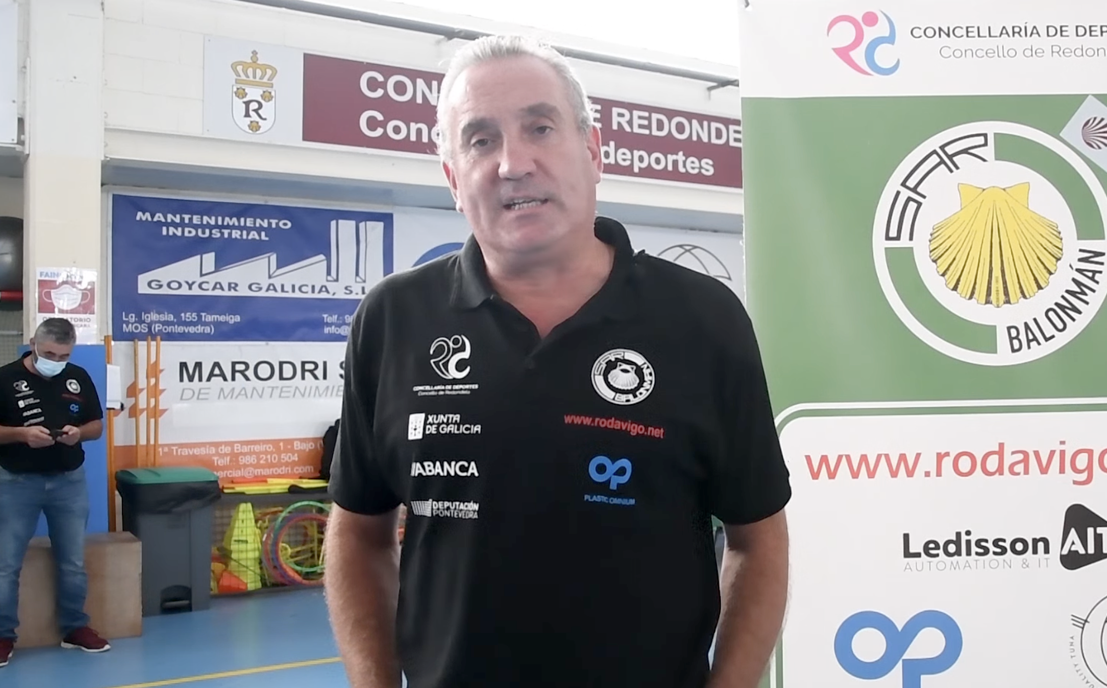Moncho Pazos, en su etapa en la SAR de Redondela