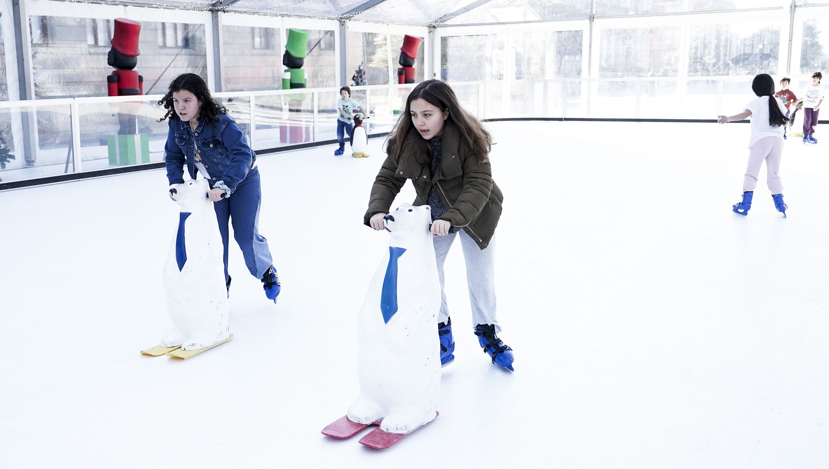 Pista de hielo en la navidad pontevedresa Pista de hielo en la navidad pontevedresa