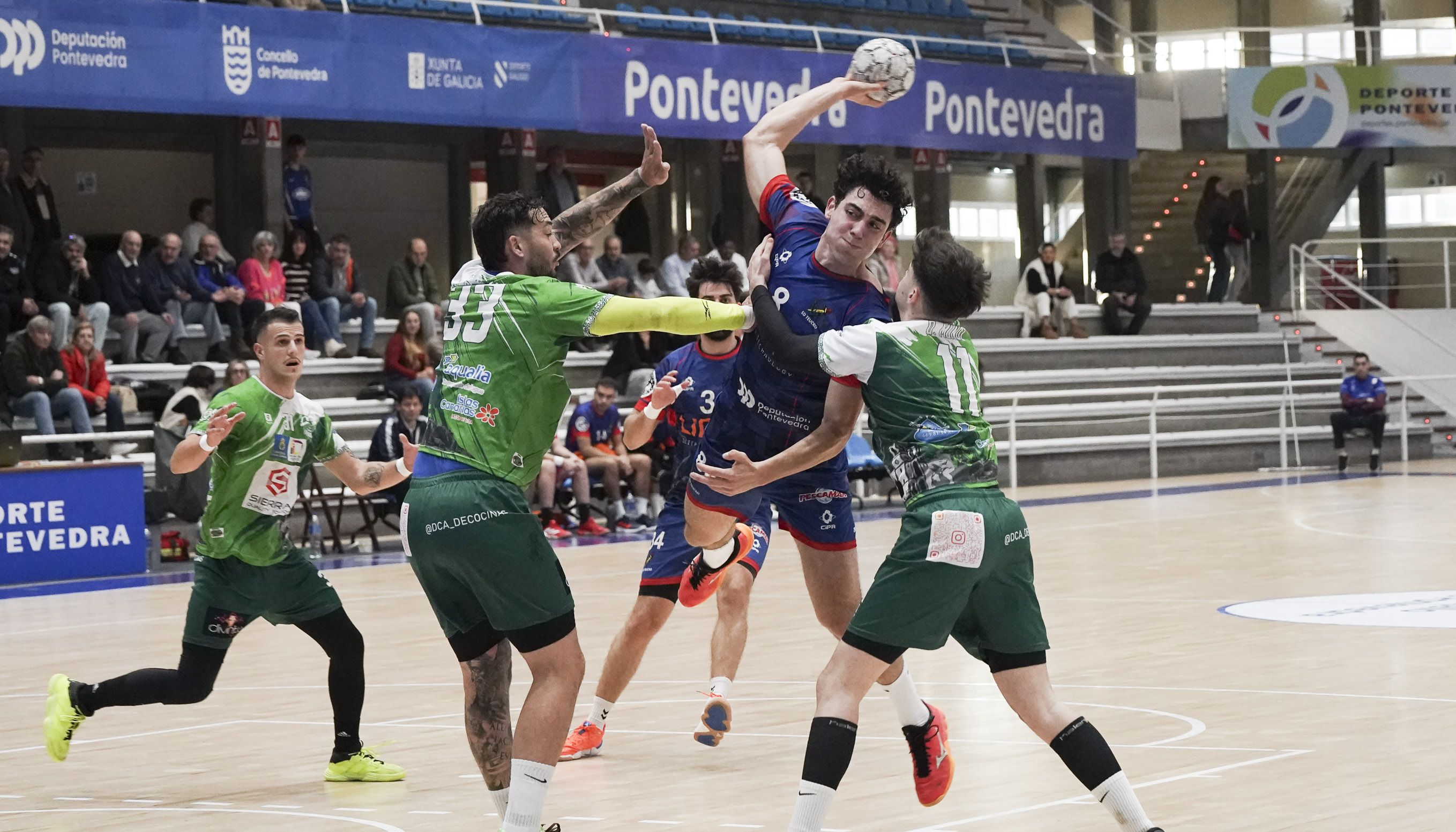 Partido de Primera Nacional entre Sociedad Deportiva Teucro y Balonmano Ingenio