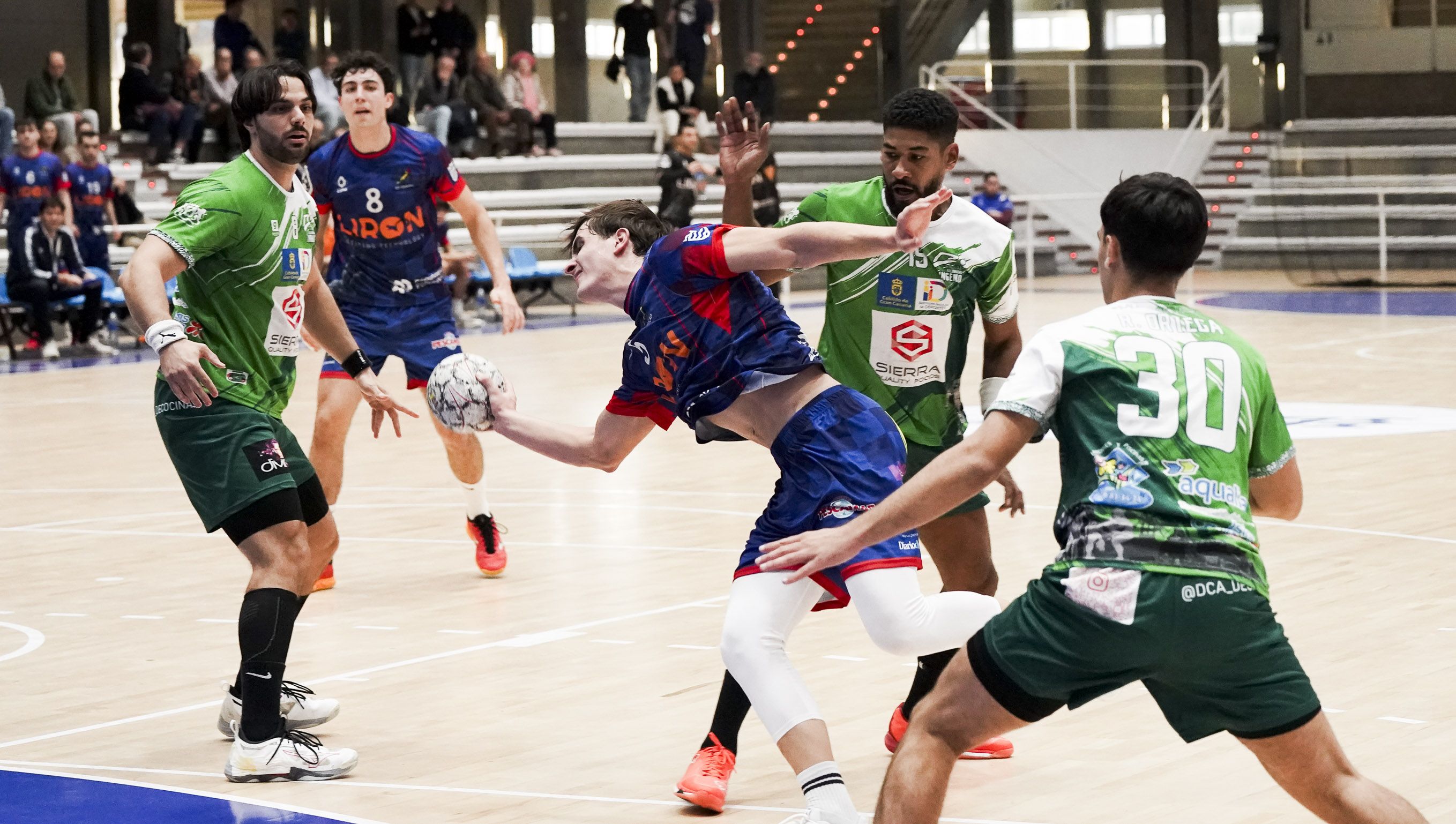 Partido de Primeira Nacional entre Sociedad Deportiva Teucro e Balonmano Ingenio