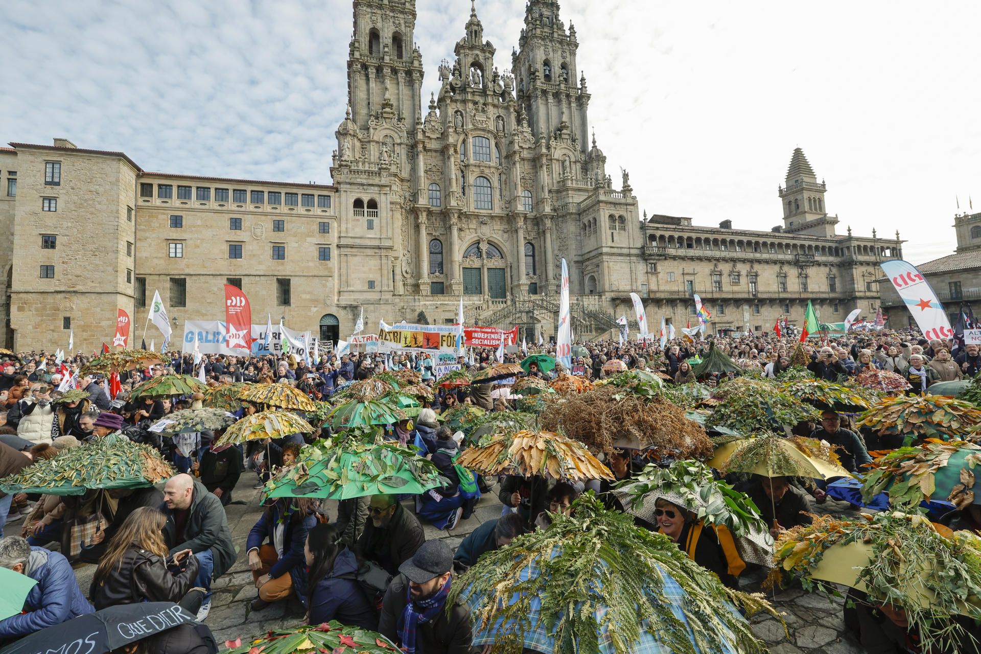 Manifestación contra Altri