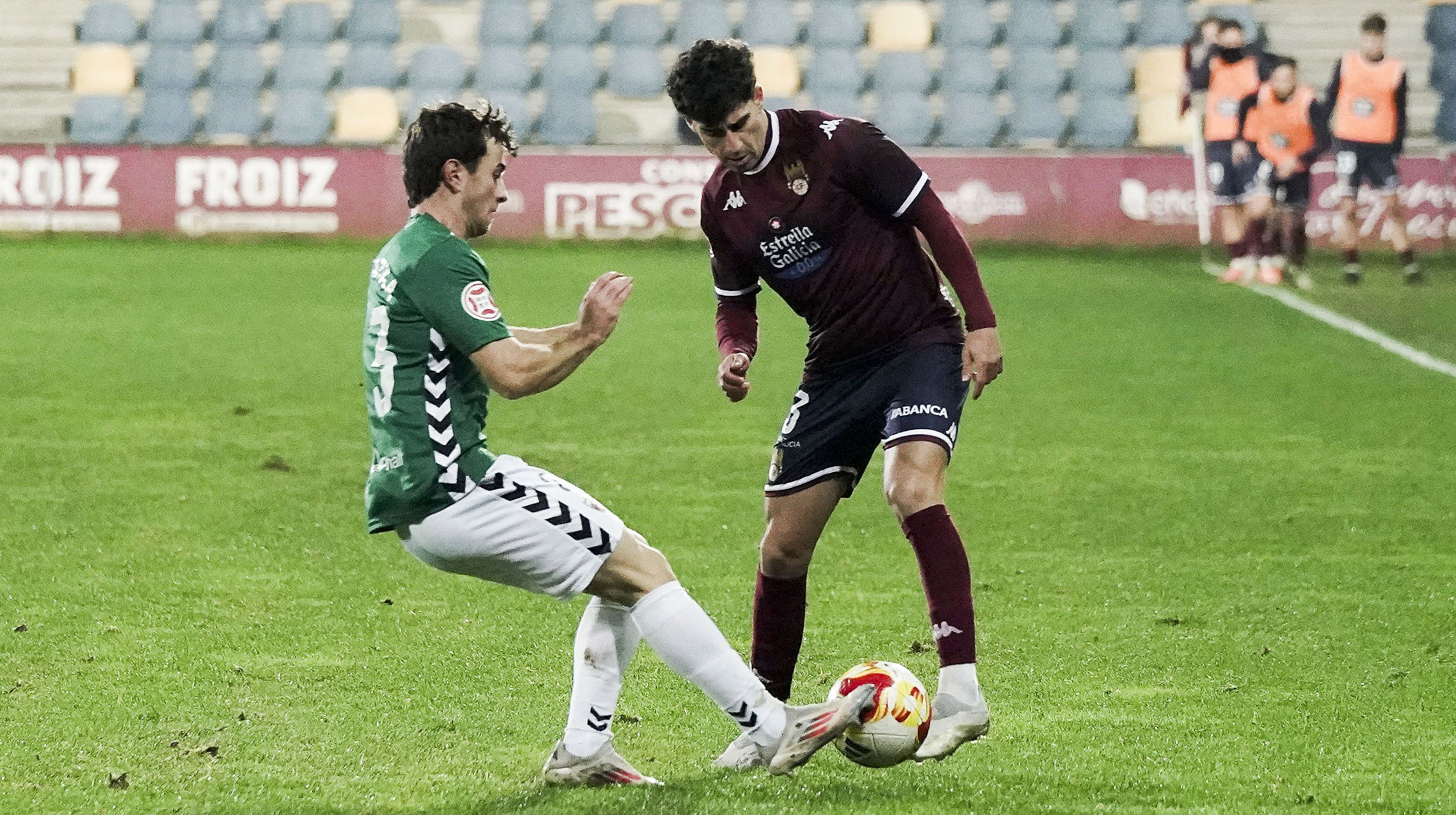 Partido entre Pontevedra CF y Arenas Club Getxo en Pasarón Partido entre Pontevedra CF y Arenas Club Getxo en Pasarón