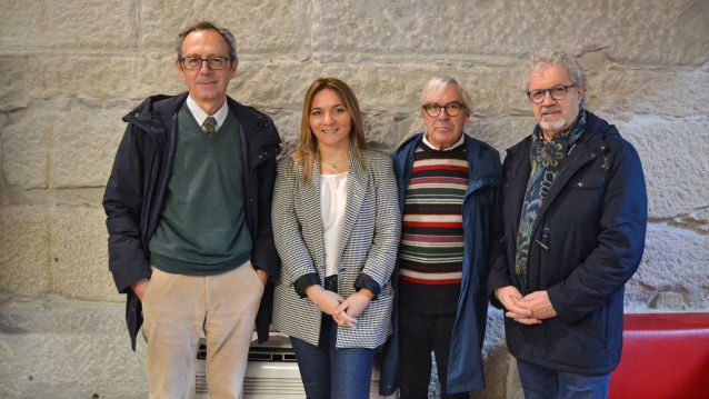 Luis Rei, Eva María Lantarón, Manuel Morquecho e José María Fernández