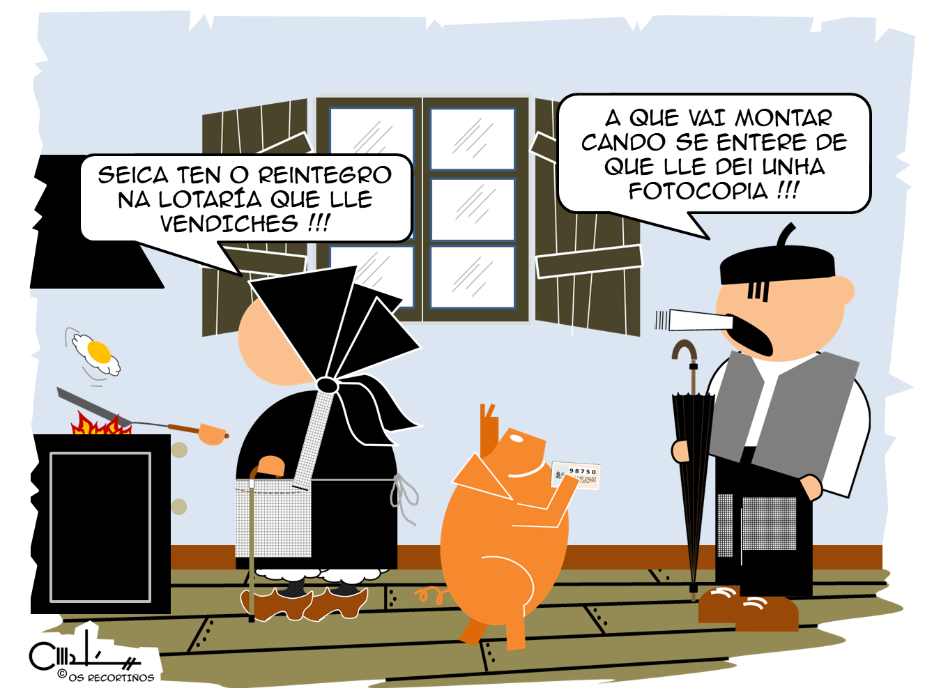 Os Recortiños reintegro da lotaría de Nadal