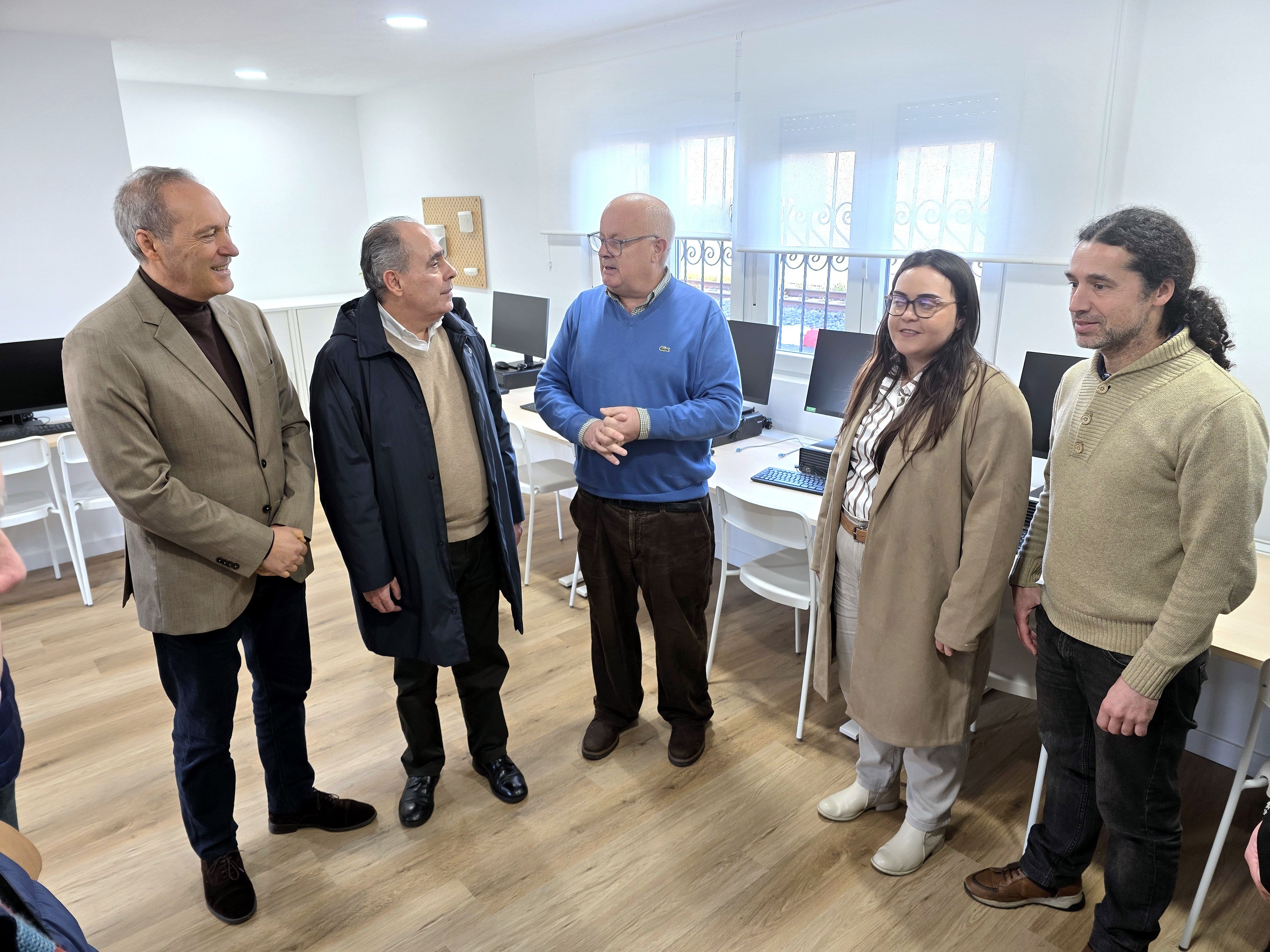 Inauguración del aula de formación impulsada por la Fundación Amigos de Galicia