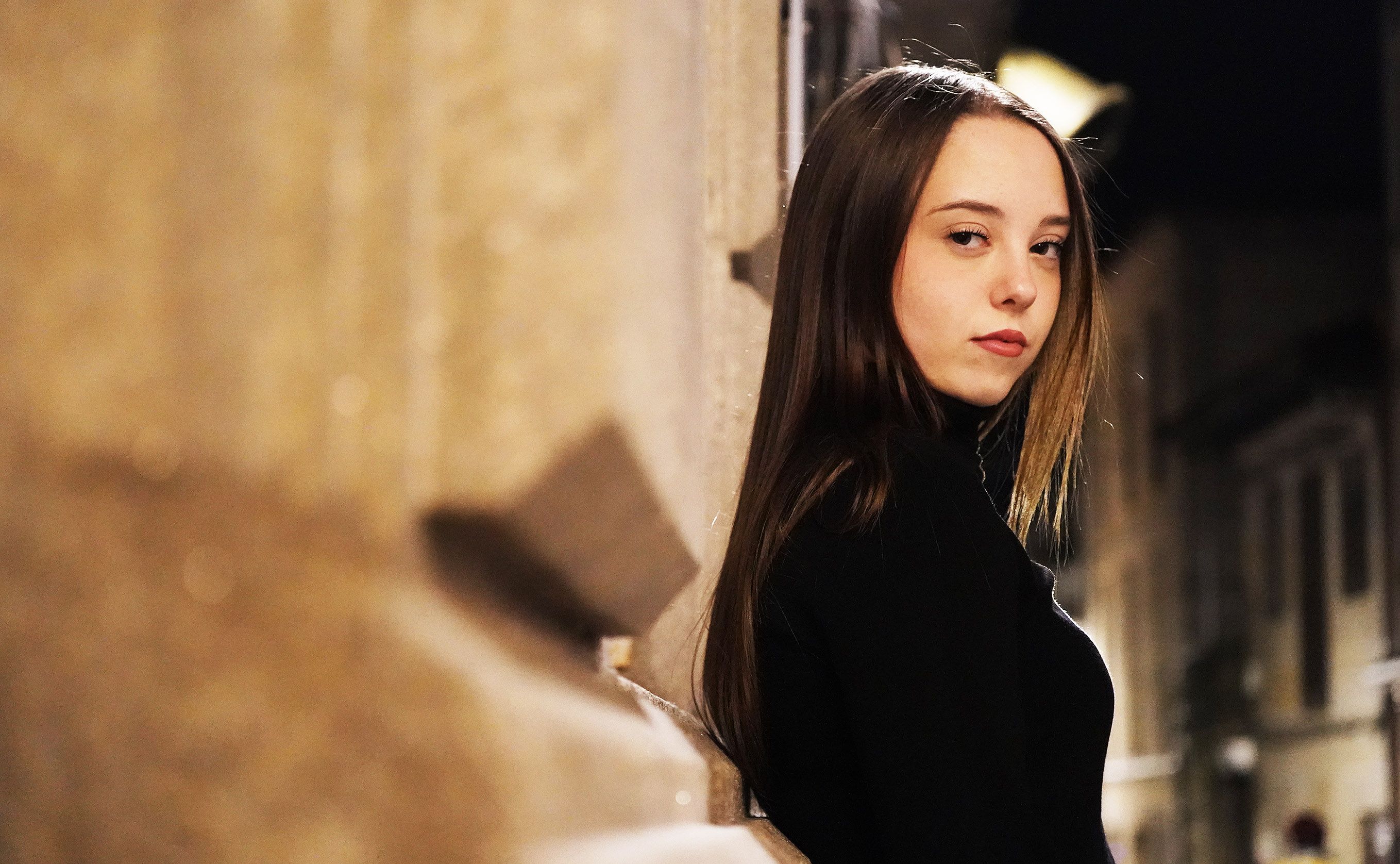 Carla Quílez, protagonista da serie 'Yakarta', en Pontevedra