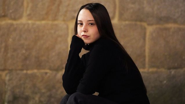 Carla Quílez, protagonista da serie 'Yakarta', en Pontevedra