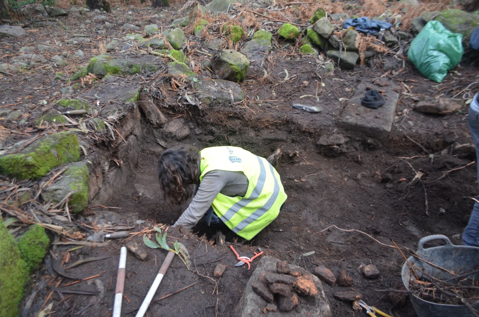 Excavacións realizadas na illa de Tambo