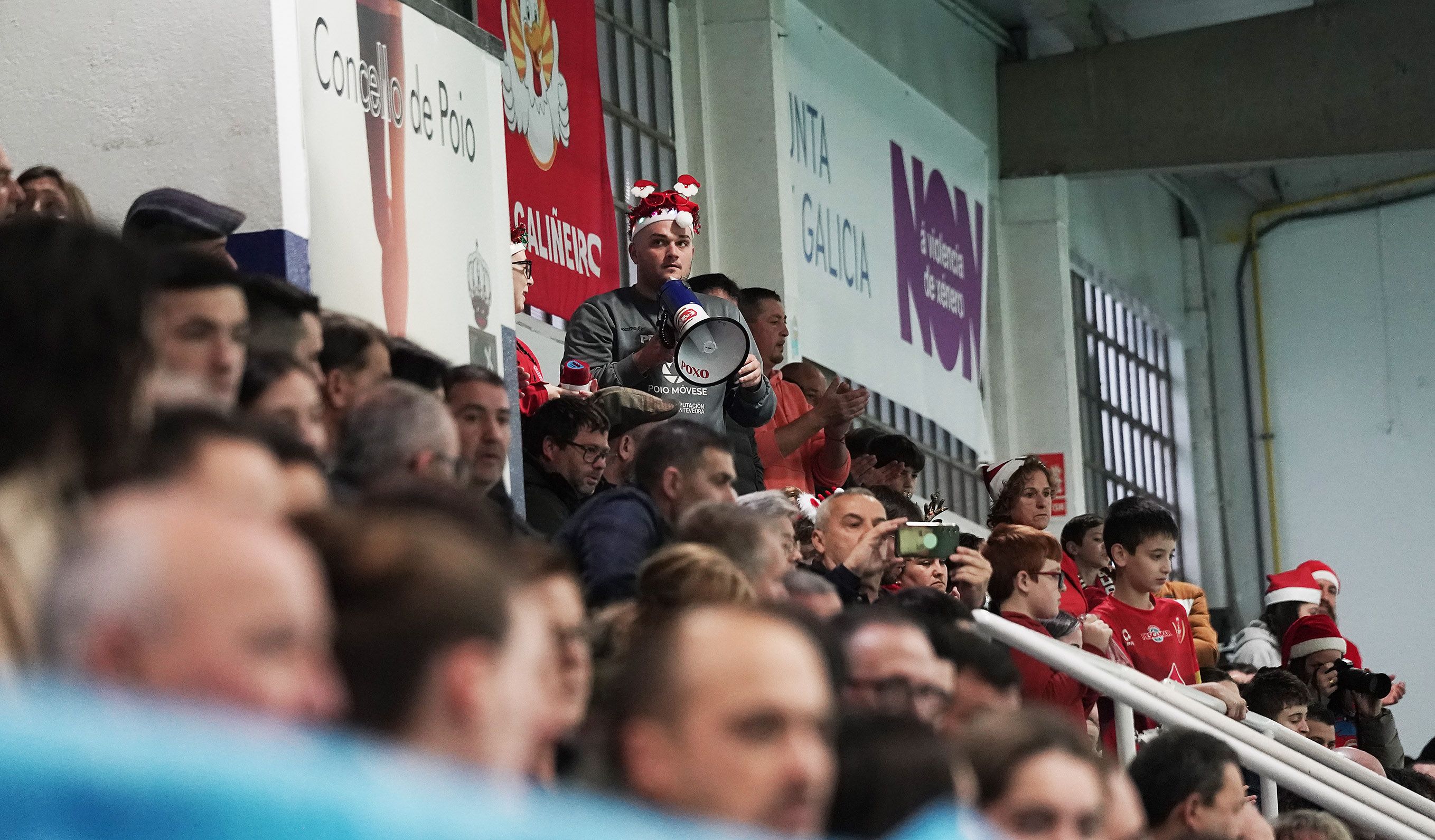 Partido de liga entre Poio Pescamar y Futsi Atlético Navalcarnero en la Seca Partido de liga entre Poio Pescamar y Futsi Atlético Navalcarnero en la Seca