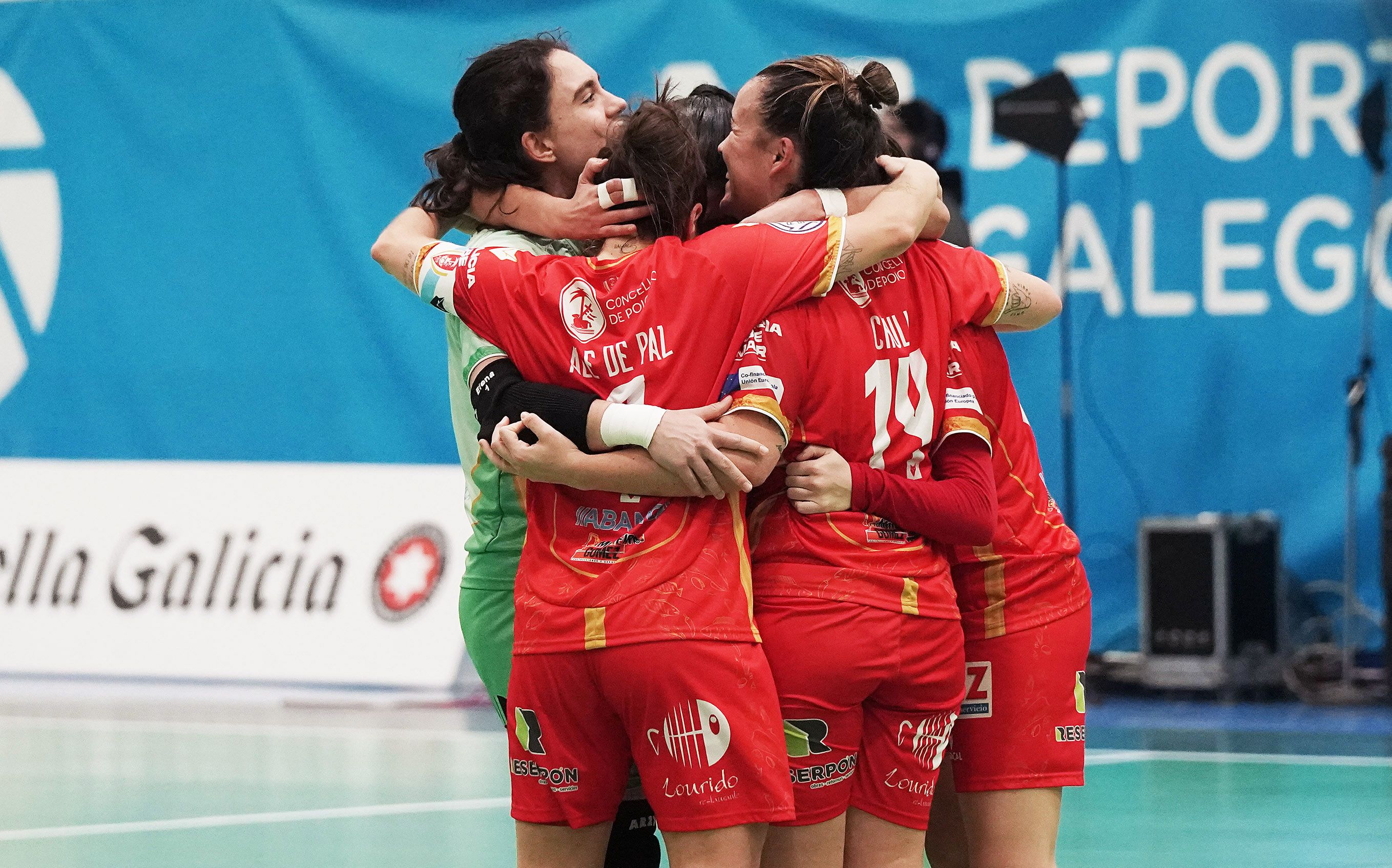 Partido de liga entre Poio Pescamar y Futsi Atlético Navalcarnero en la Seca Partido de liga entre Poio Pescamar y Futsi Atlético Navalcarnero en la Seca