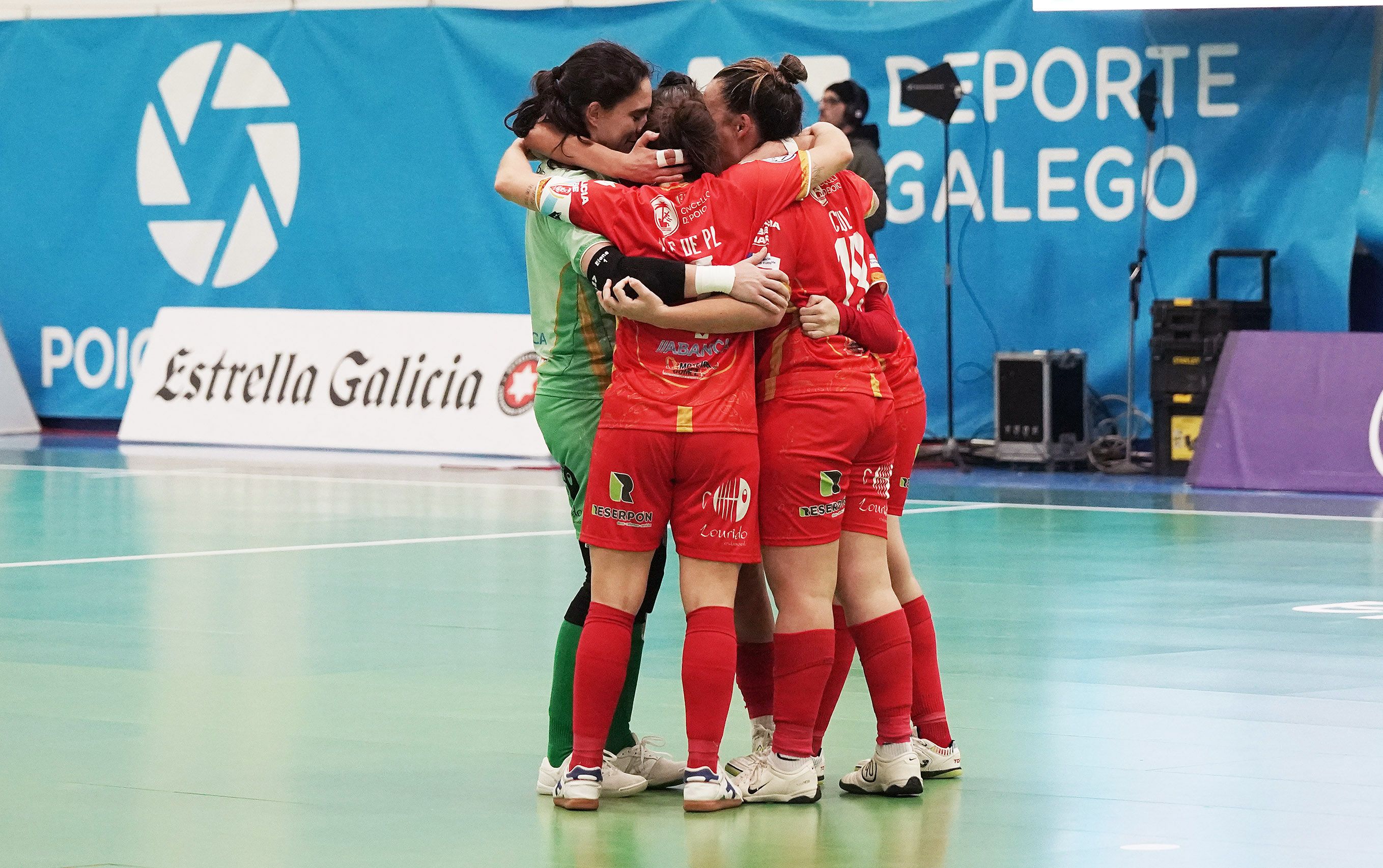Partido de liga entre Poio Pescamar y Futsi Atlético Navalcarnero en la Seca Partido de liga entre Poio Pescamar y Futsi Atlético Navalcarnero en la Seca