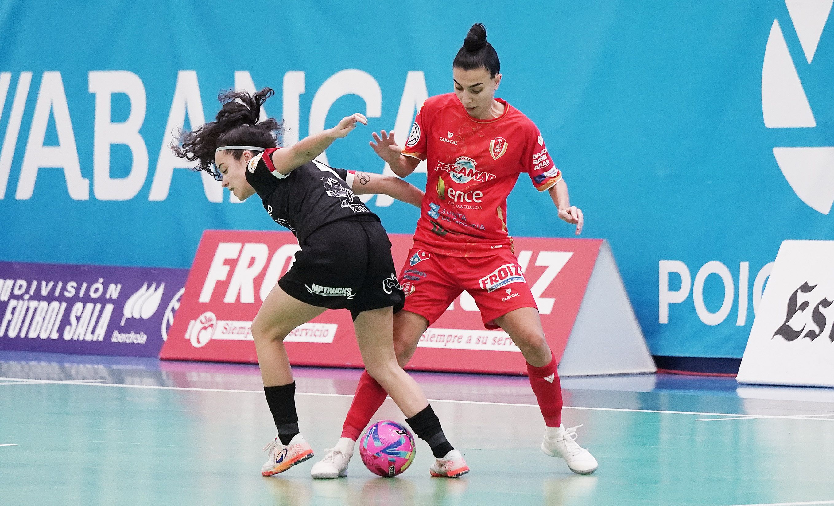 Partido de liga entre Poio Pescamar y Futsi Atlético Navalcarnero en la Seca Partido de liga entre Poio Pescamar y Futsi Atlético Navalcarnero en la Seca