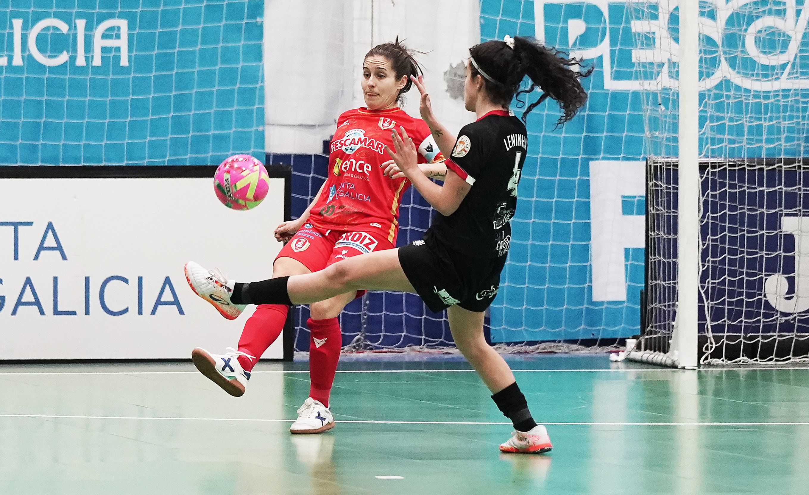 Partido de liga entre Poio Pescamar y Futsi Atlético Navalcarnero en la Seca Partido de liga entre Poio Pescamar y Futsi Atlético Navalcarnero en la Seca